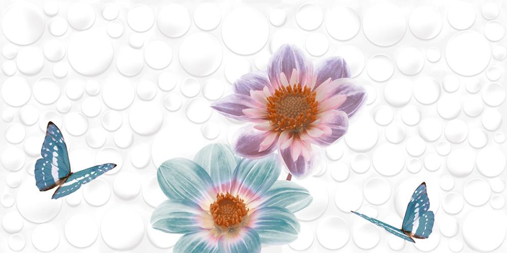 DECOR ROUND AQUA HL B 30/60 DECOR ROUND AQUA HL B 30/60 - imagine 1